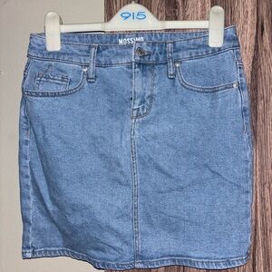 Mossimo Supply Co. Women's Light Blue Mini Skirt